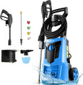 Green Electric Pressure Washer with 4 Nozzles U12432