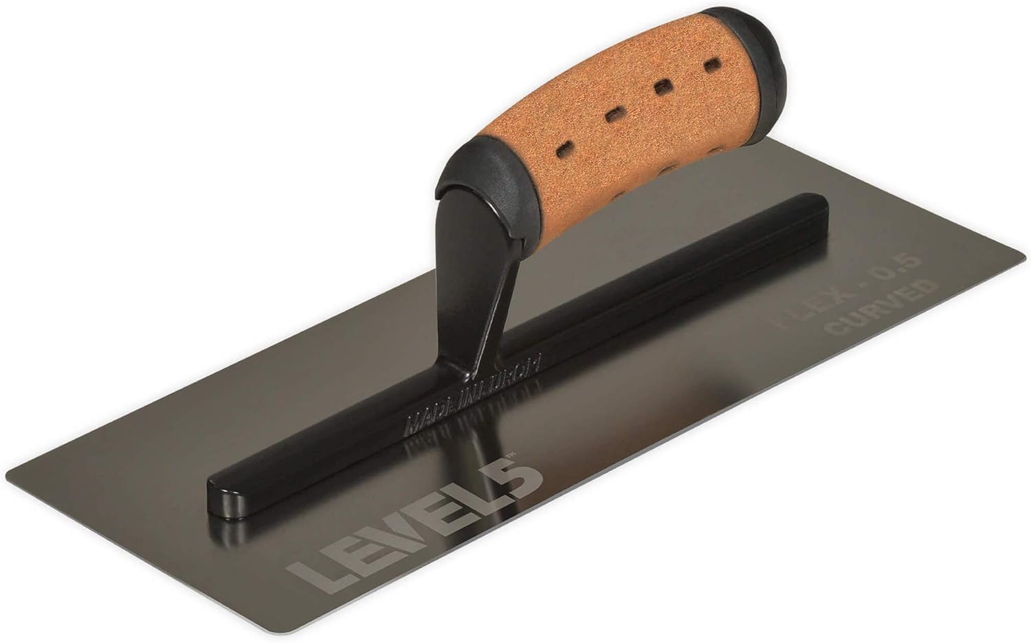 14" x 4.75" FLEX Drywall Curved Trowel, 0.5MM Blade, Stainless Steel, Pack of 2 Z1990