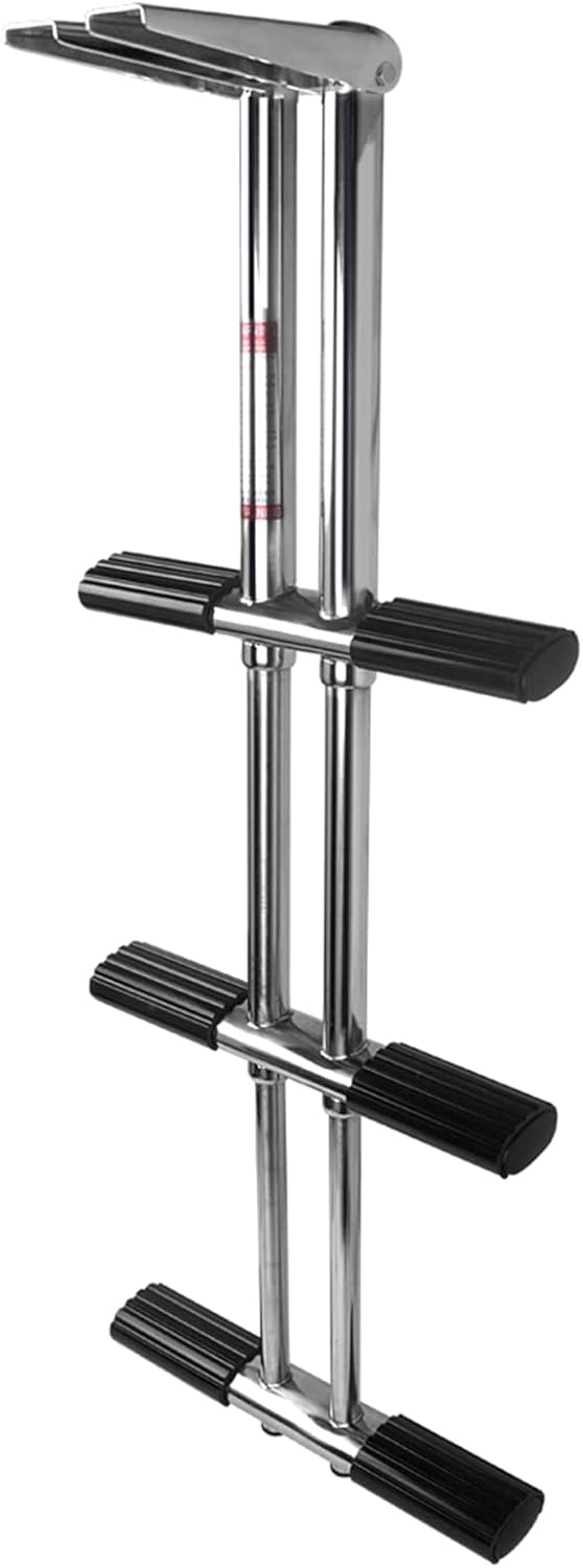 3 Step Stainless Steel Telescoping Pontoon Boat Dive Ladder L8337