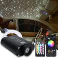 16W Fiber Optic Lights Starlight Headliner Light Kit with Remote Control, 150pcs 6.5ft Optical Fiber Cable Strands A677