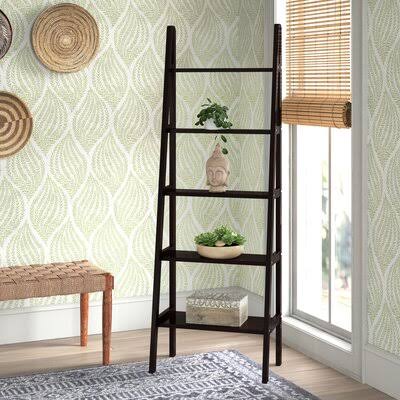 Solid Wood Ladder Bookcase R630