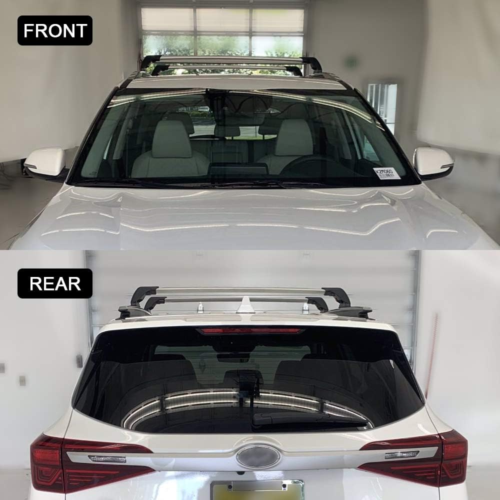Lockable Roof Rack Cross Bars for Kia Seltos 2021 2022 Y38101