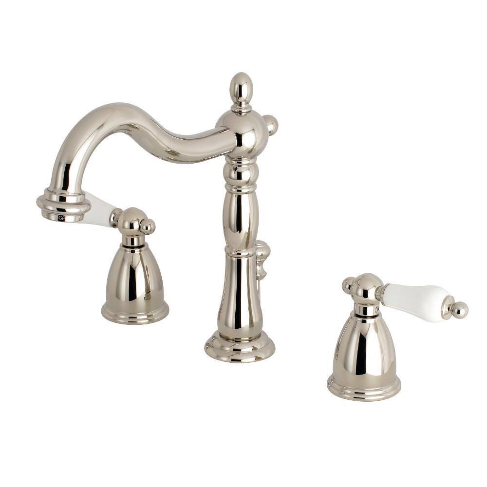8x22 Widespread Bathroom Faucet, Brushed Nickel M446