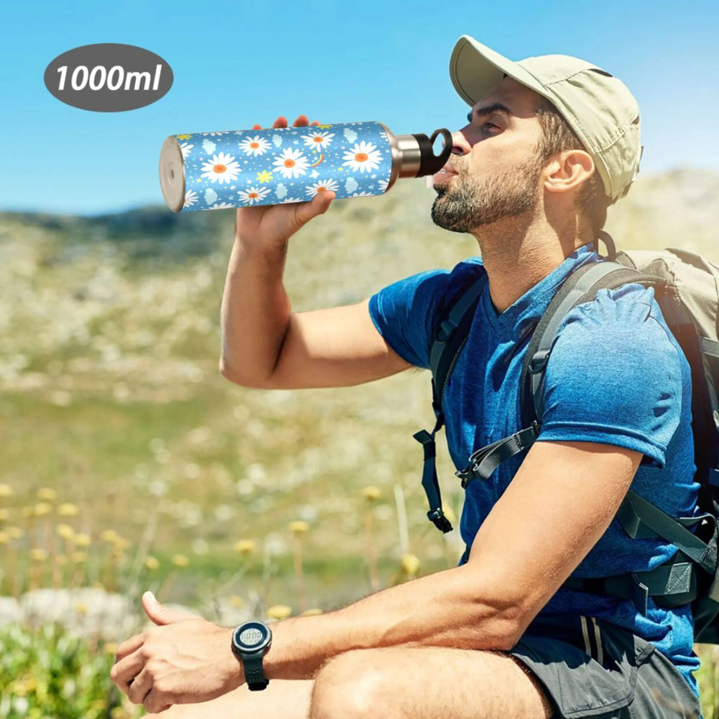 Insulated Stainless Steel Water Bottle with Straw Lid 20 oz F15527