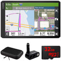 10" GPS Truck Navigator Bundle with Hard Shell EVA Case, 32GB MicroSD Memory Card and Dual Car Socket U788312