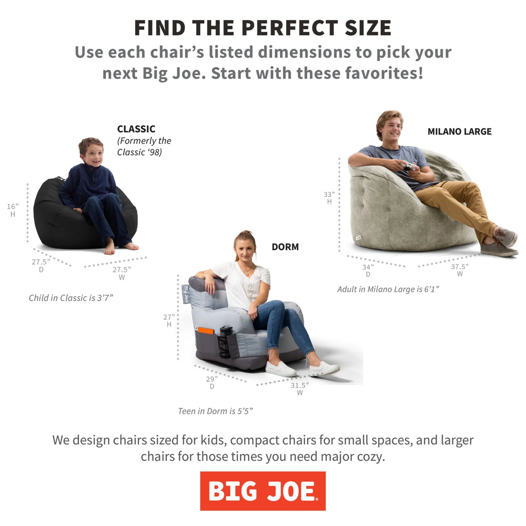 Gray Hyde Faux Polyester Blend Bean Bag Chair K6070