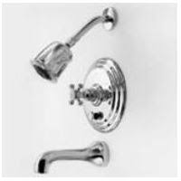 Polished Brass Uncoated Trim Balanced Pressure Tub/Shower Set R7749