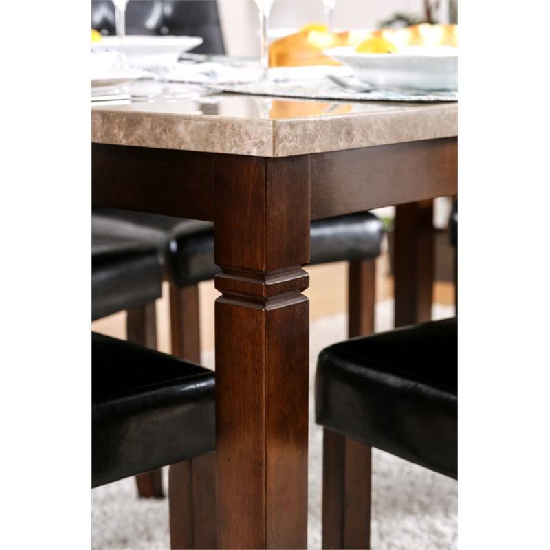Brown Cherry Wood Rectangle Dining Table V5980