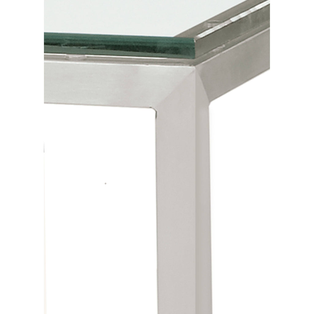 Smoke Tempered Glass Bar Table F632