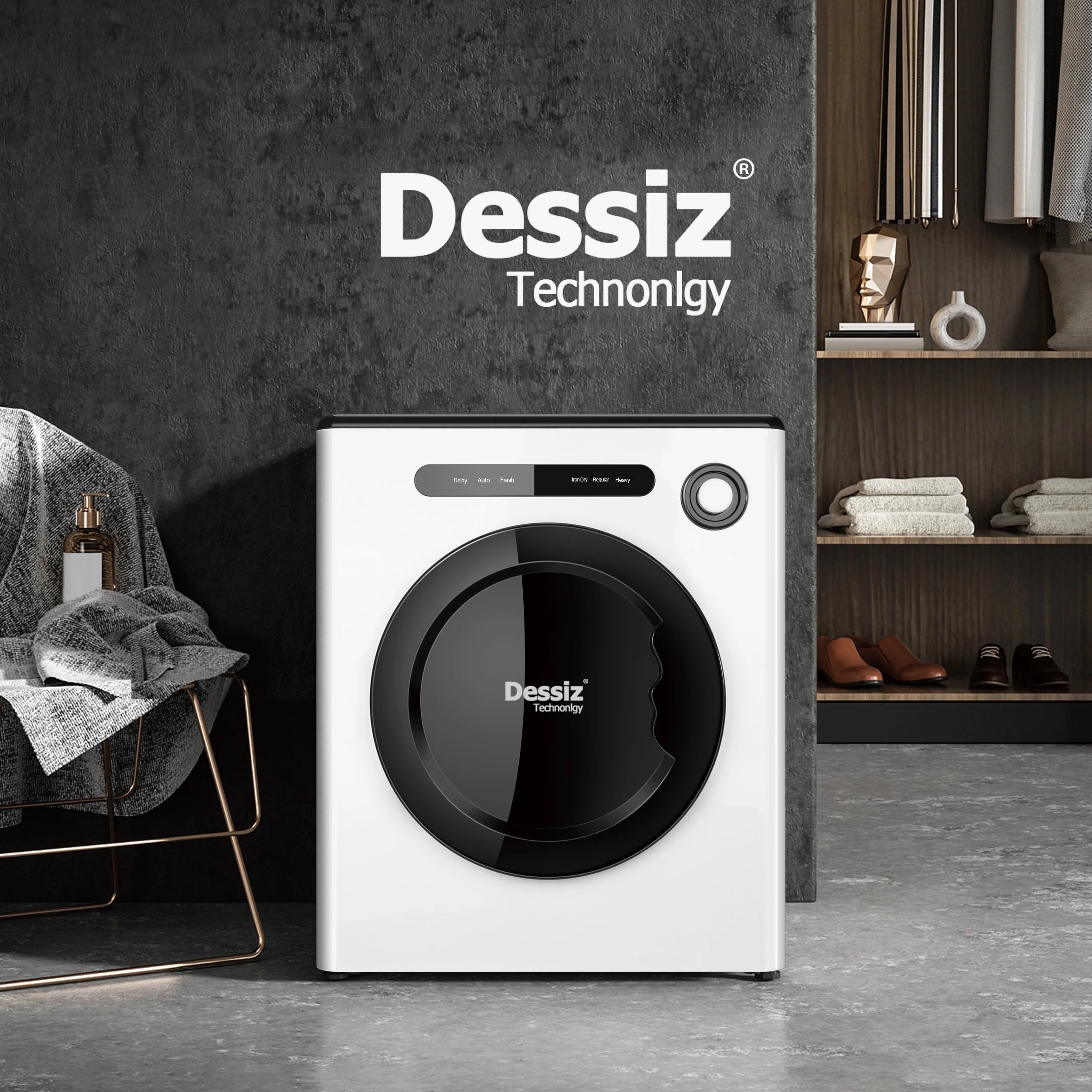 Compact Digital Laundry Dryer N53155