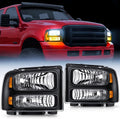 Chrome Housing Clear Lens Headlight Assembly S26511