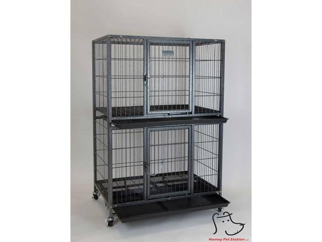 Pet Crate with Black Plastic Tray P218