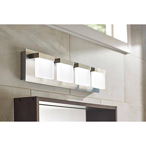4-Light Brushed Nickel LED Bath Bar Light C366118