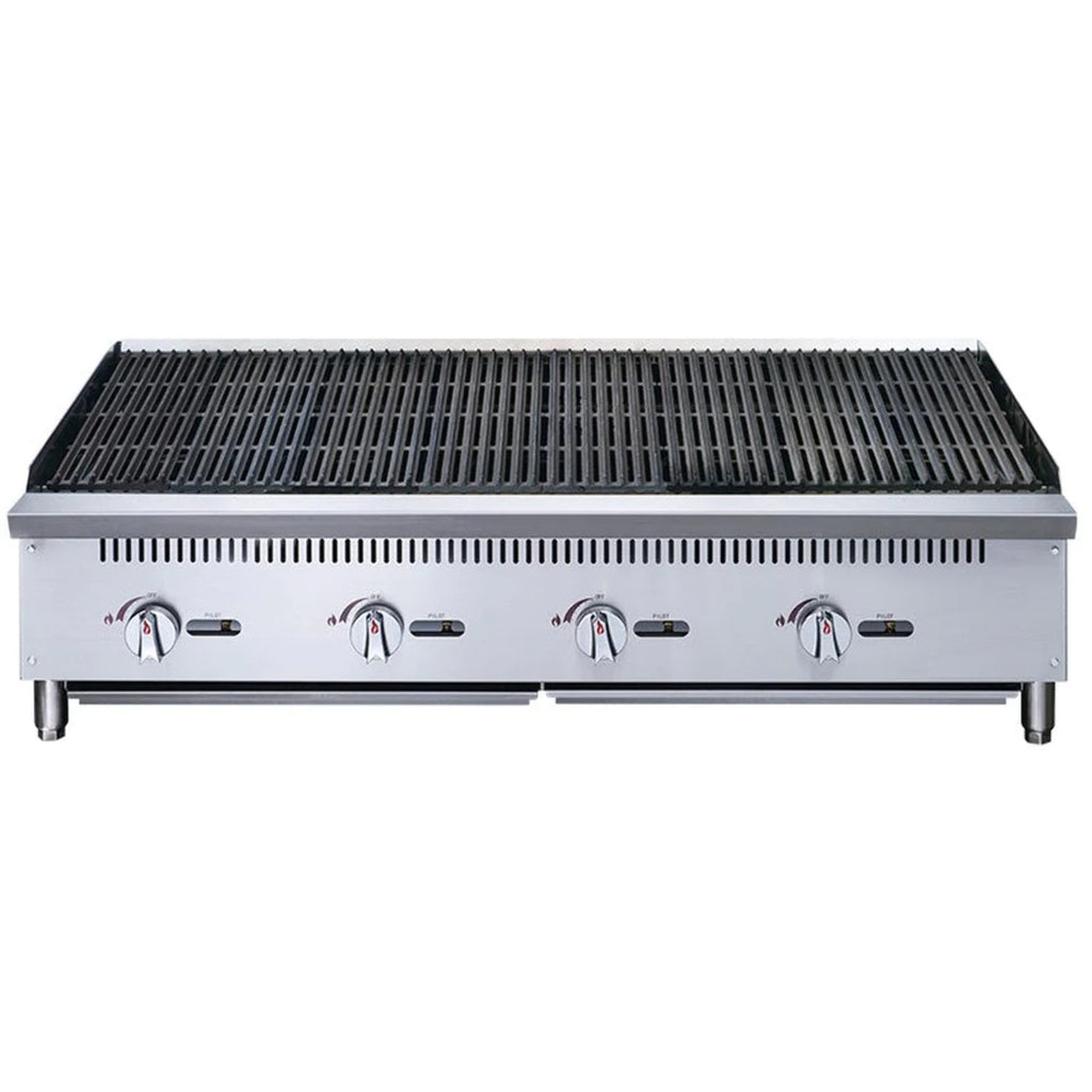 48 NG/LP Gas Countertop Charbroiler U814