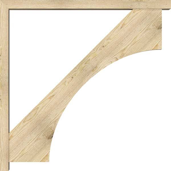 Rough Sawn Douglas Fir Bracket with Offset Brace R64834