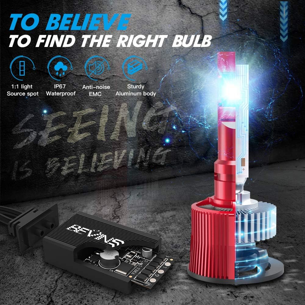 H7 LED Headlight Bulbs 2pcs N45424