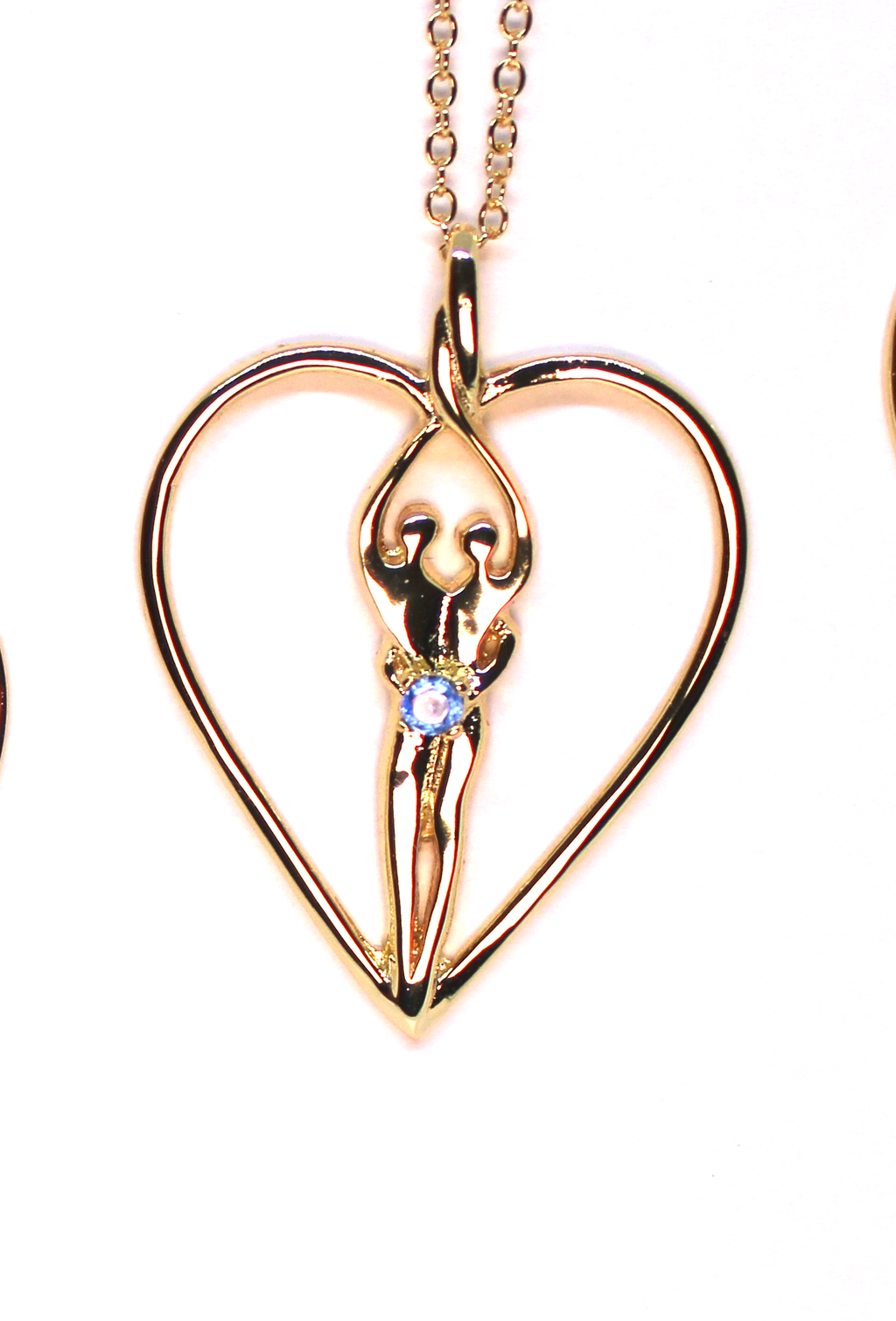 Sapphire Heart Necklace Y461106