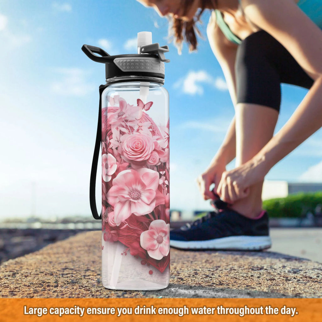 32oz Tritan Sports Water Bottle with Straw A401889