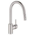 Single-Handle Kitchen Faucet in SuperSteel A4704