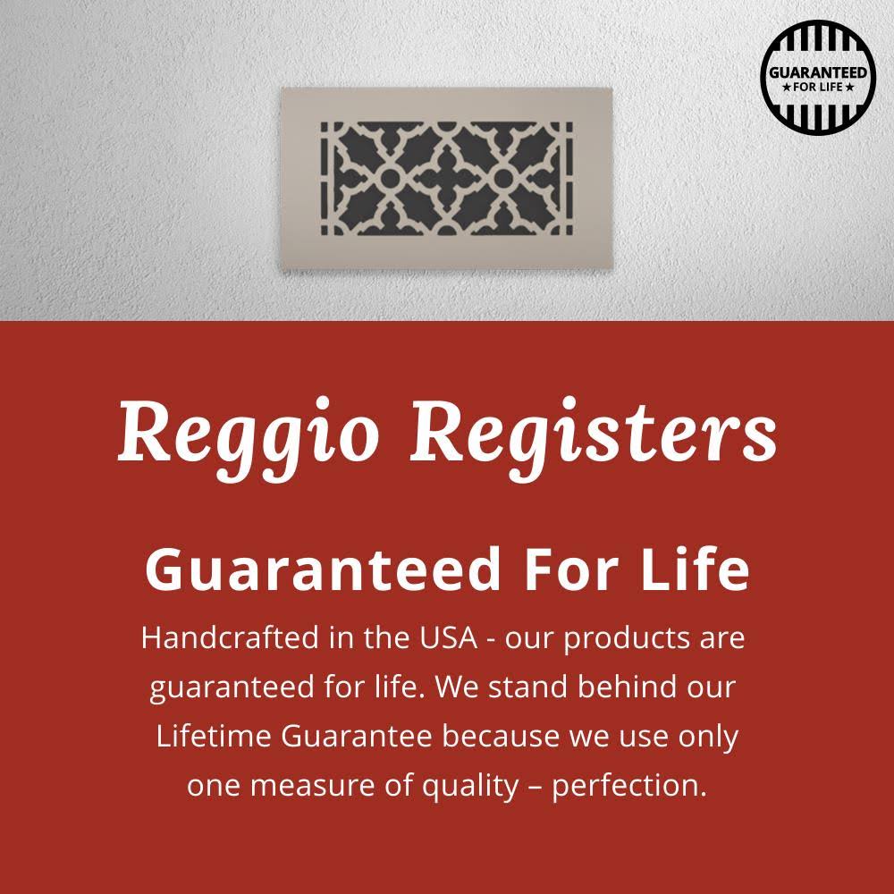 Cast Iron Floor Register in Black D25073