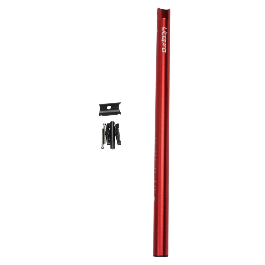 Red Cycling Folding Bike Seatpost 31.8x600mm F1628