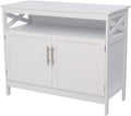 Brown Glass Door Storage Cabinet S47101