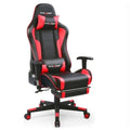 Red Footrest Music Gaming Chair with Bluetooth Speakers A523