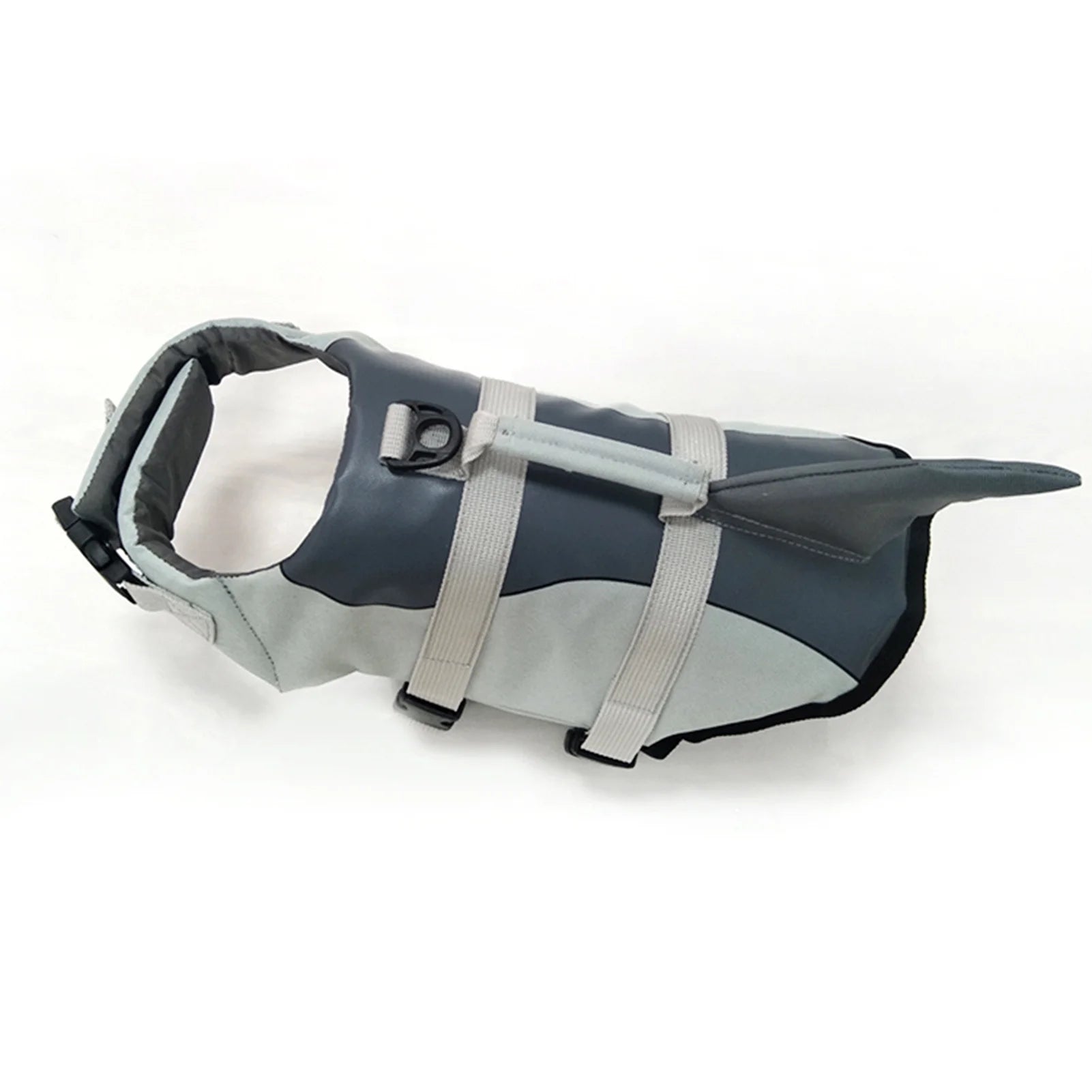Dog Pet Shark Swimsuit Vest Pet Safety Wear Dog Swimsuit Preserver Q7770