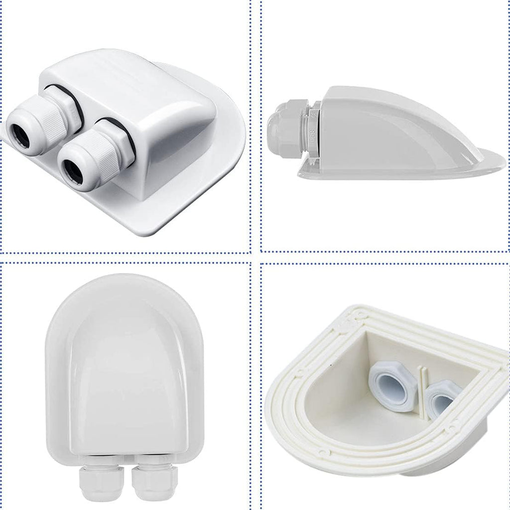 Solar Cable Entry Gland Waterproof ABS Dual Cable Entry Housing N190915