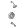 Polished Brass Uncoated Trim Balanced Pressure Tub/Shower Set R7749