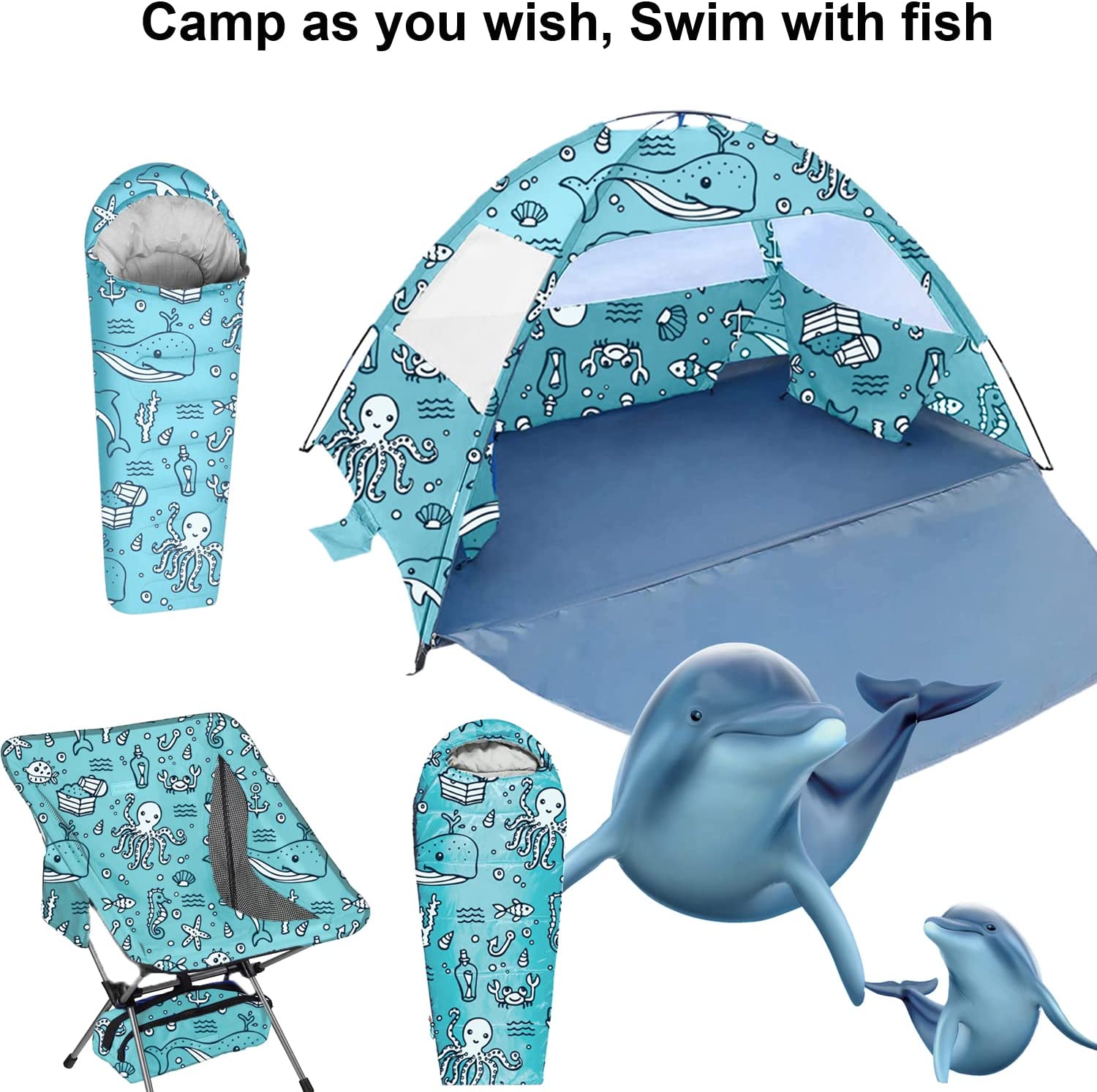 Ocean World Youth Kids Sleeping Bag M15158