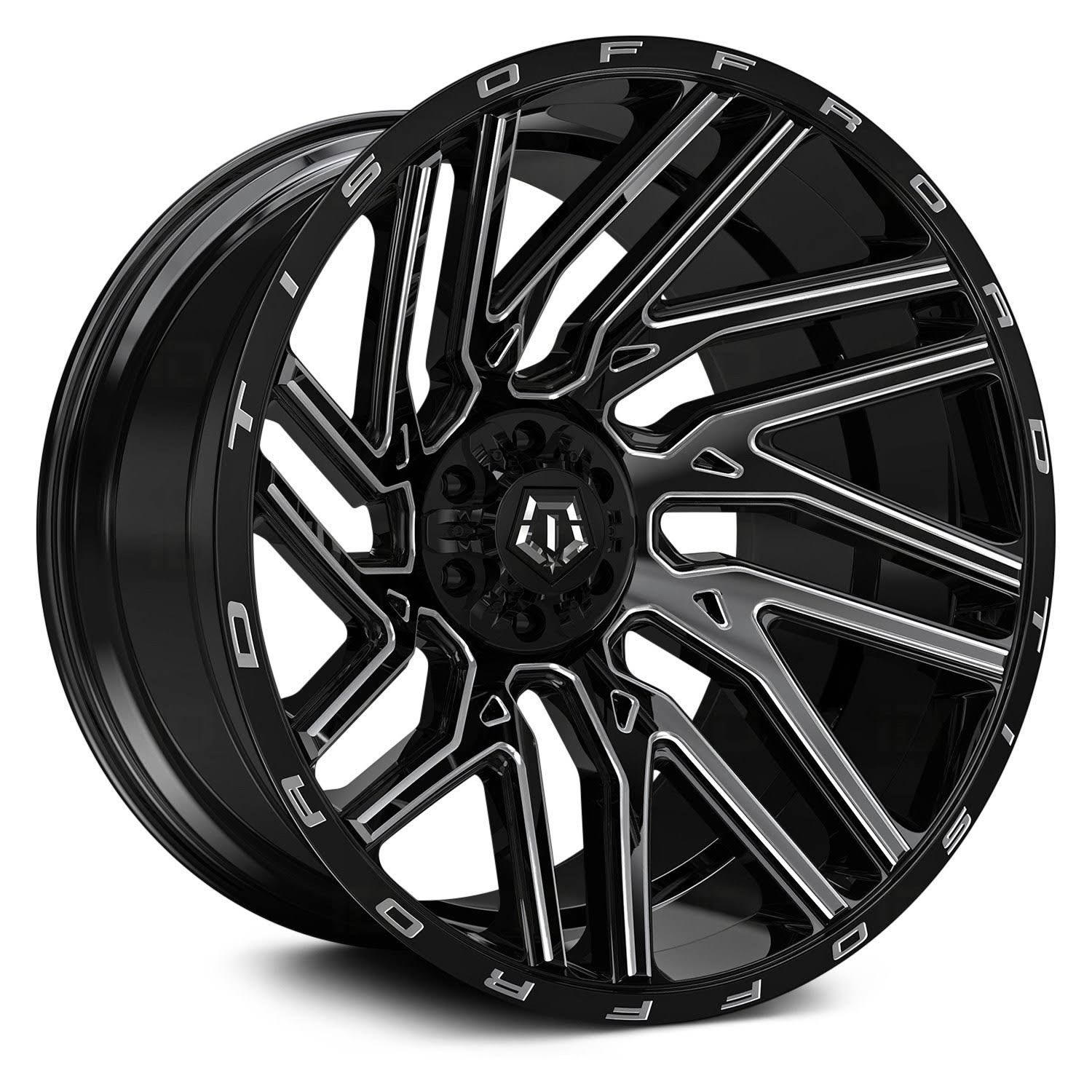 Gloss Black Milled 22x10 8x180 -19mm Wheel O794117