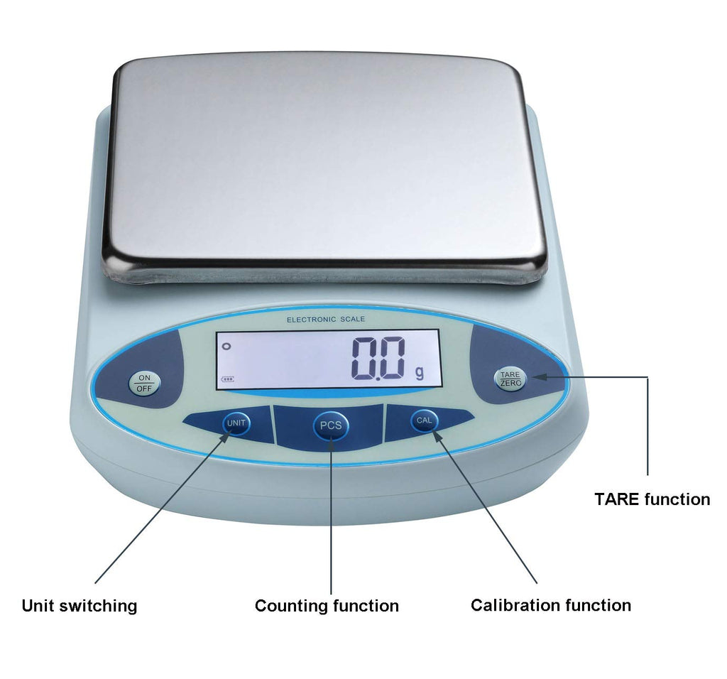 5kg x 0.1g Digital Electronic Balance Scale O6146