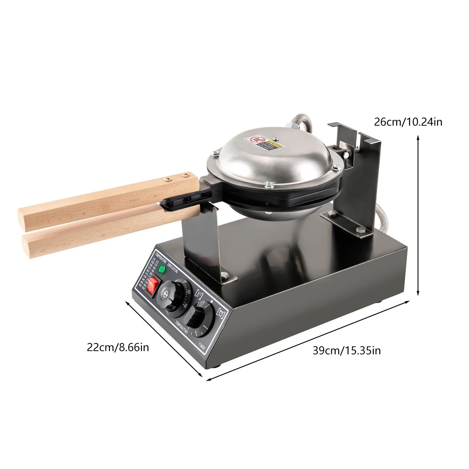 1400W Nonstick Stainless Electric Waffle Maker P2998
