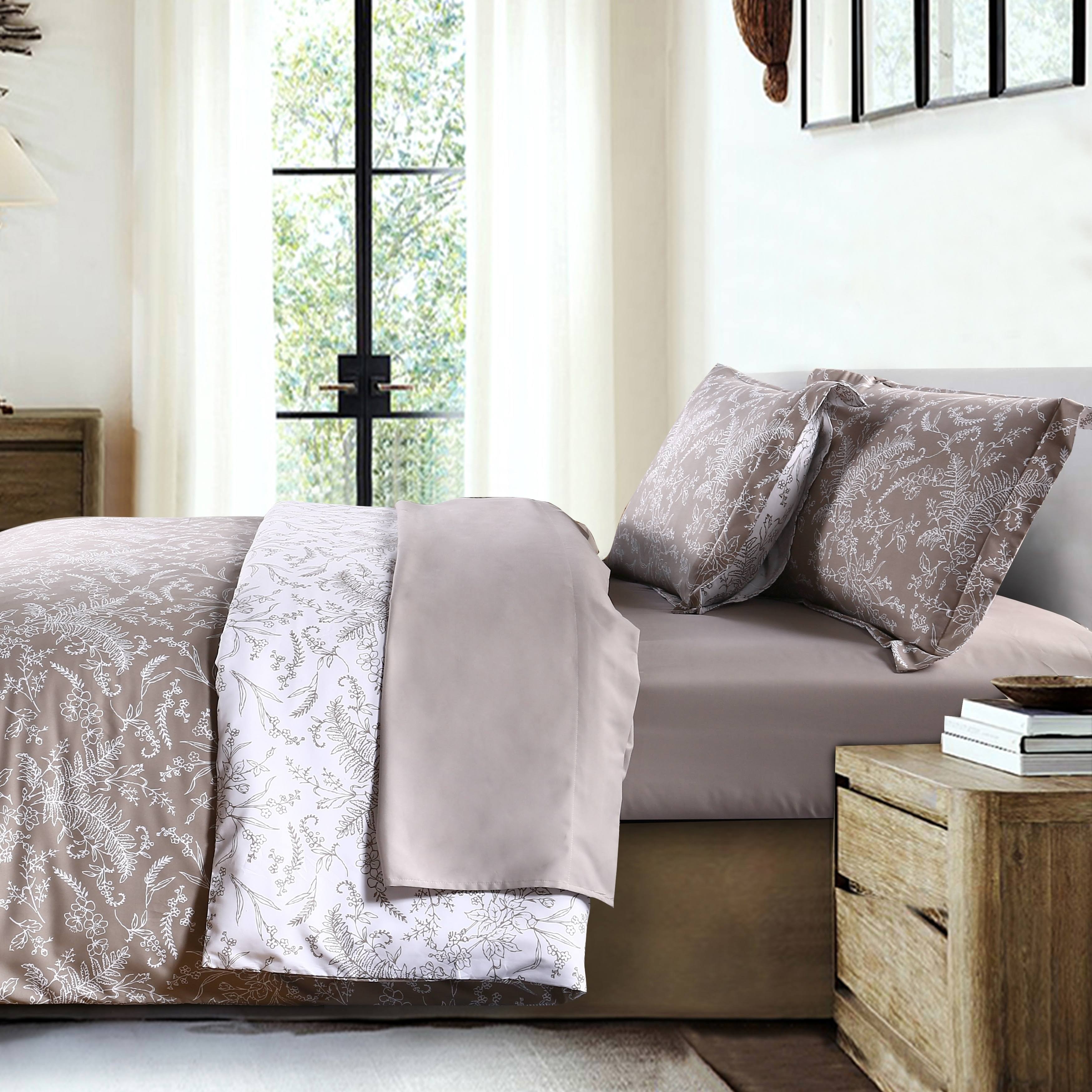 Muted Teal King Down Alternative Comforter and Sham Set M575