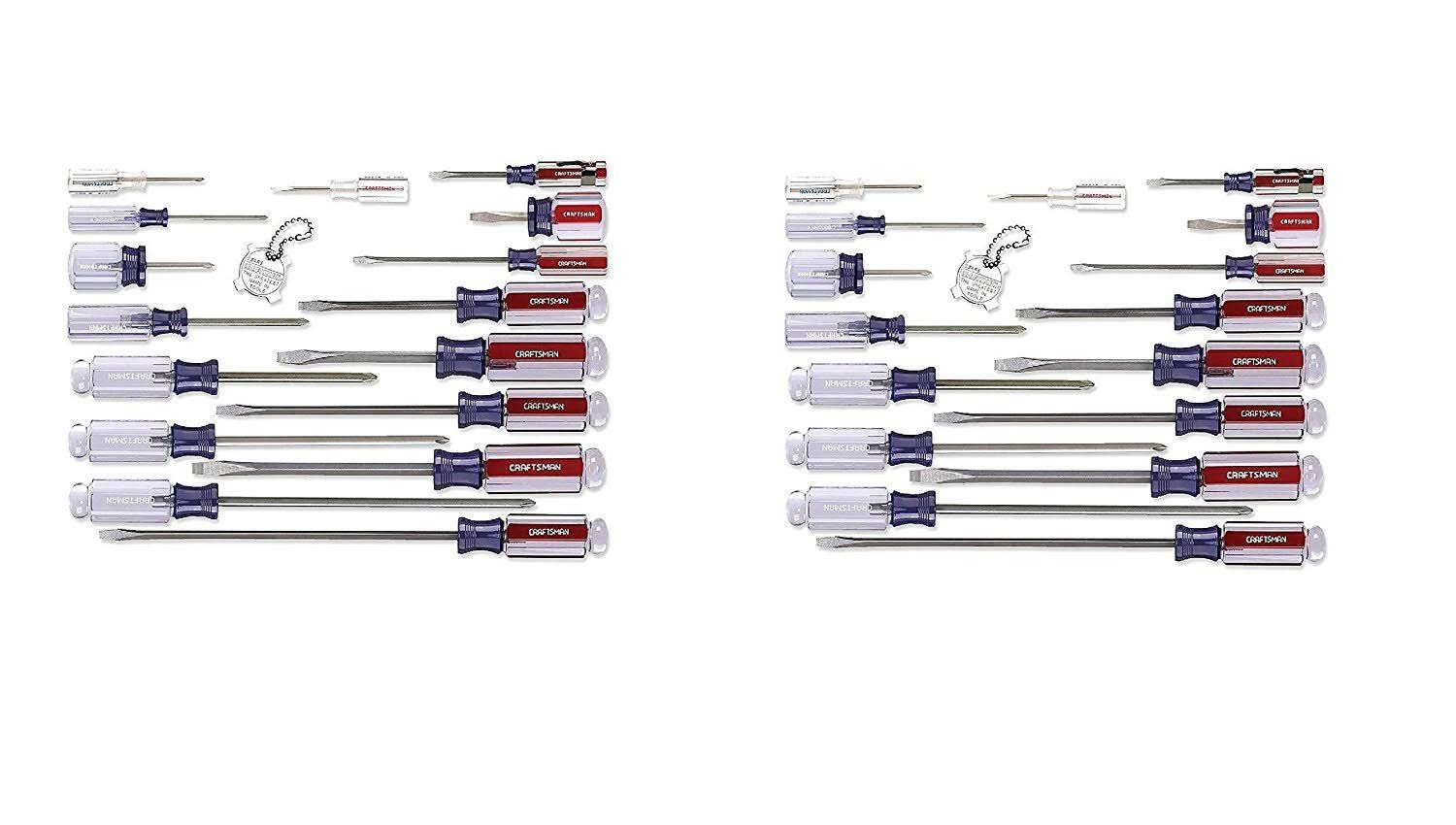 17 Piece Screwdriver Set and 5 Pc Plier Bundle T603168
