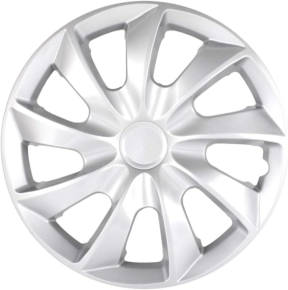 4PC Set 15 inch Silver Hubcap Wheel Cover L38361