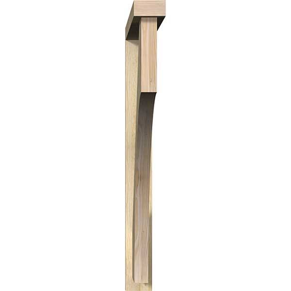 Rough Sawn Douglas Fir Bracket with Offset Brace R64834