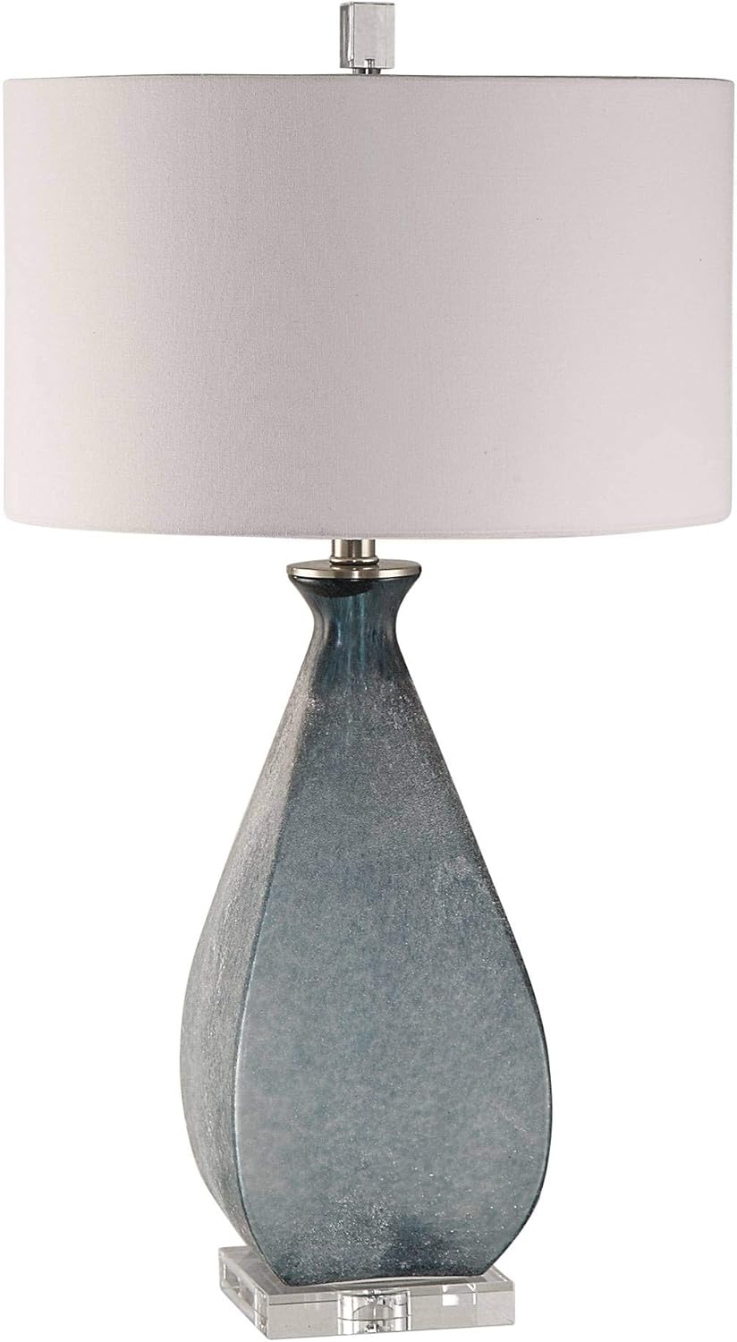 Ocean Blue Glass Table Lamp H575585