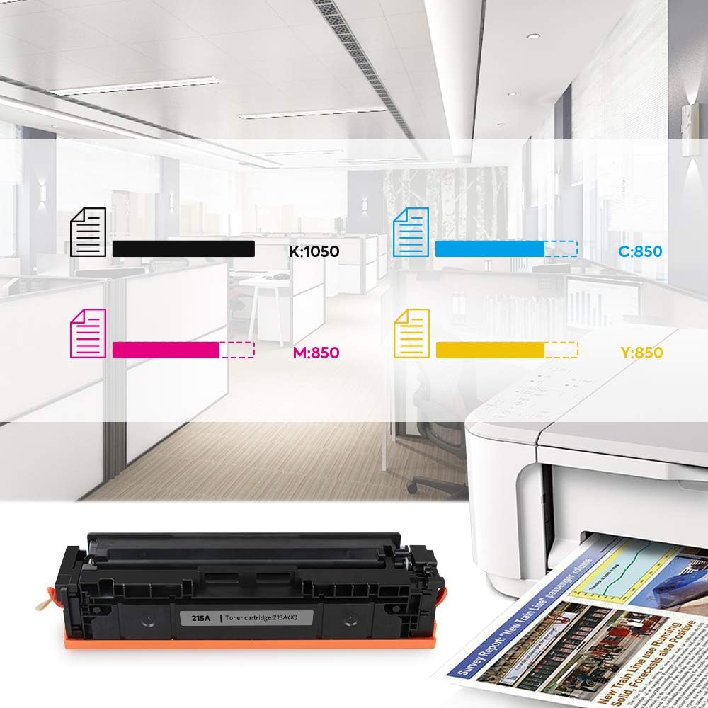 4-Packs Compatible 215A Toner Cartridges B417