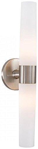 2 Light Brushed Nickel Bath Fixture U467