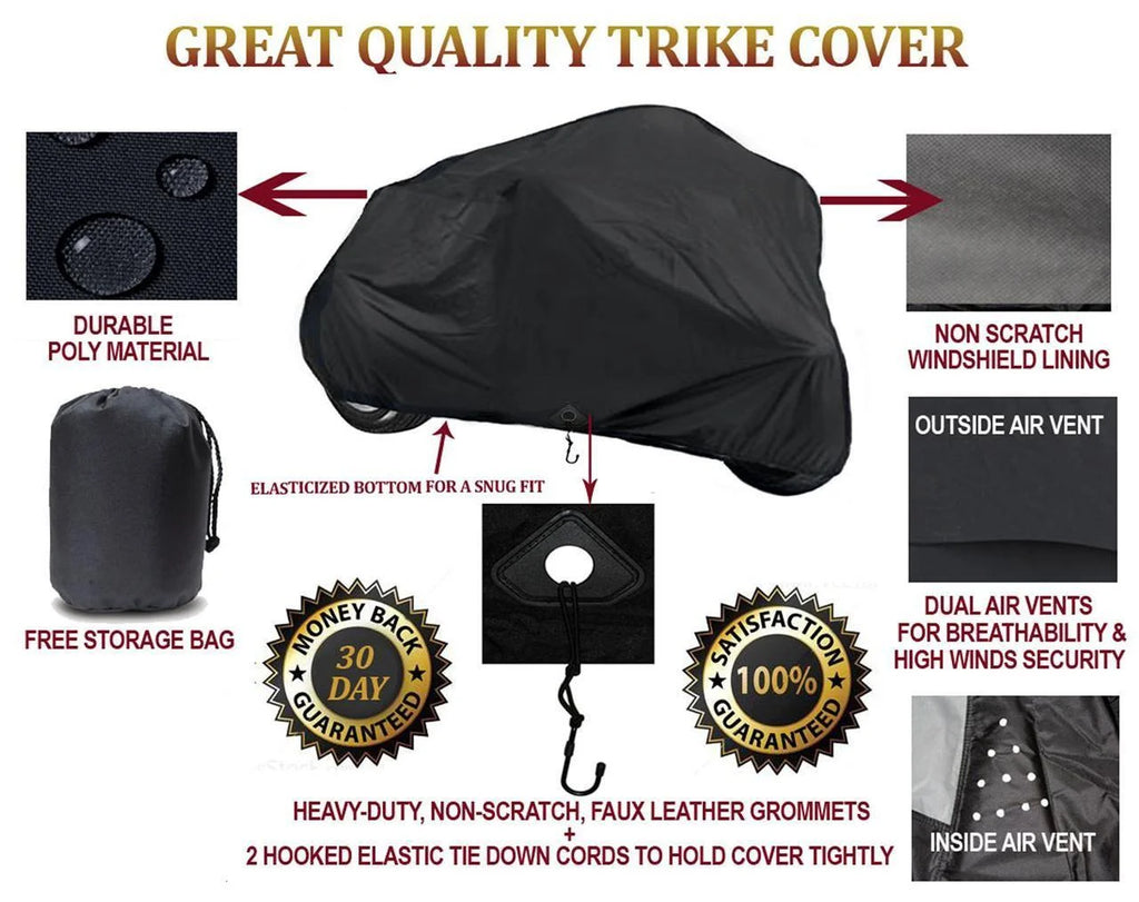 Trike Cover for Can-Am Roadster Spyder SE5 3-Wheeler U7540