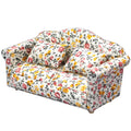 Miniature Dollhouse Couch with Pillow J879