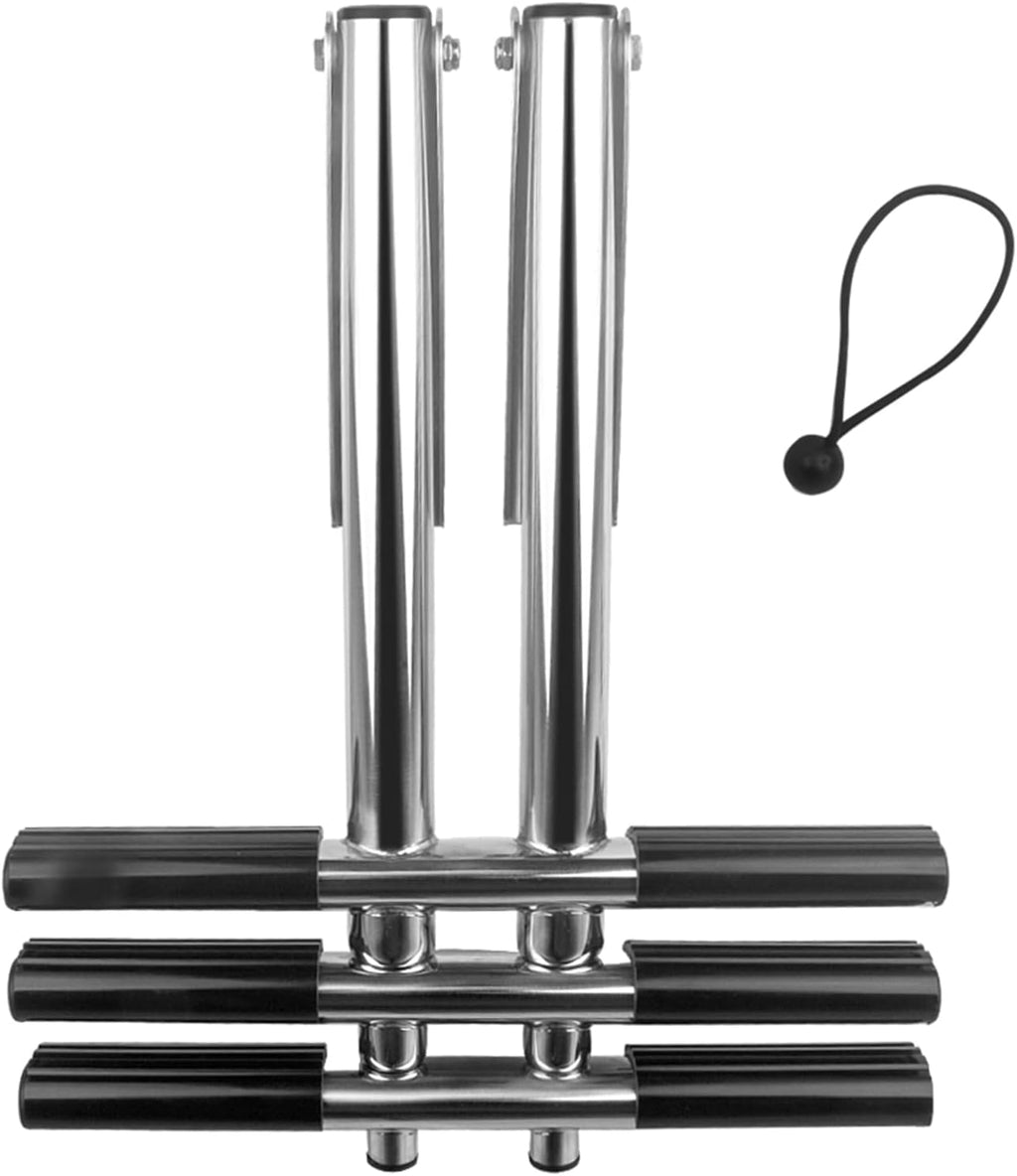 3 Step Stainless Steel Telescoping Pontoon Boat Dive Ladder L8337
