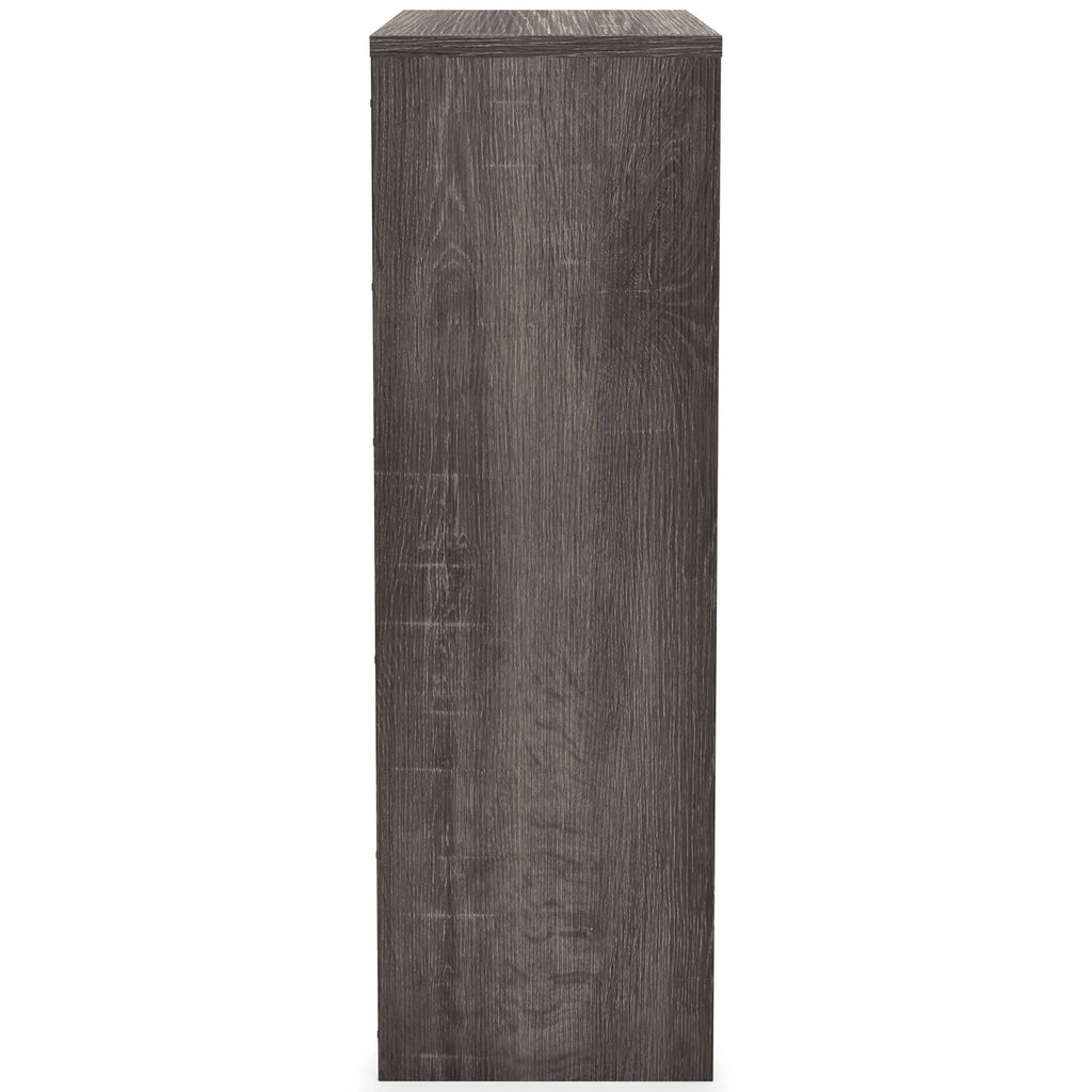 Medium Bookcase with 2 Adjustable Shelves, Taupe Brown U786917