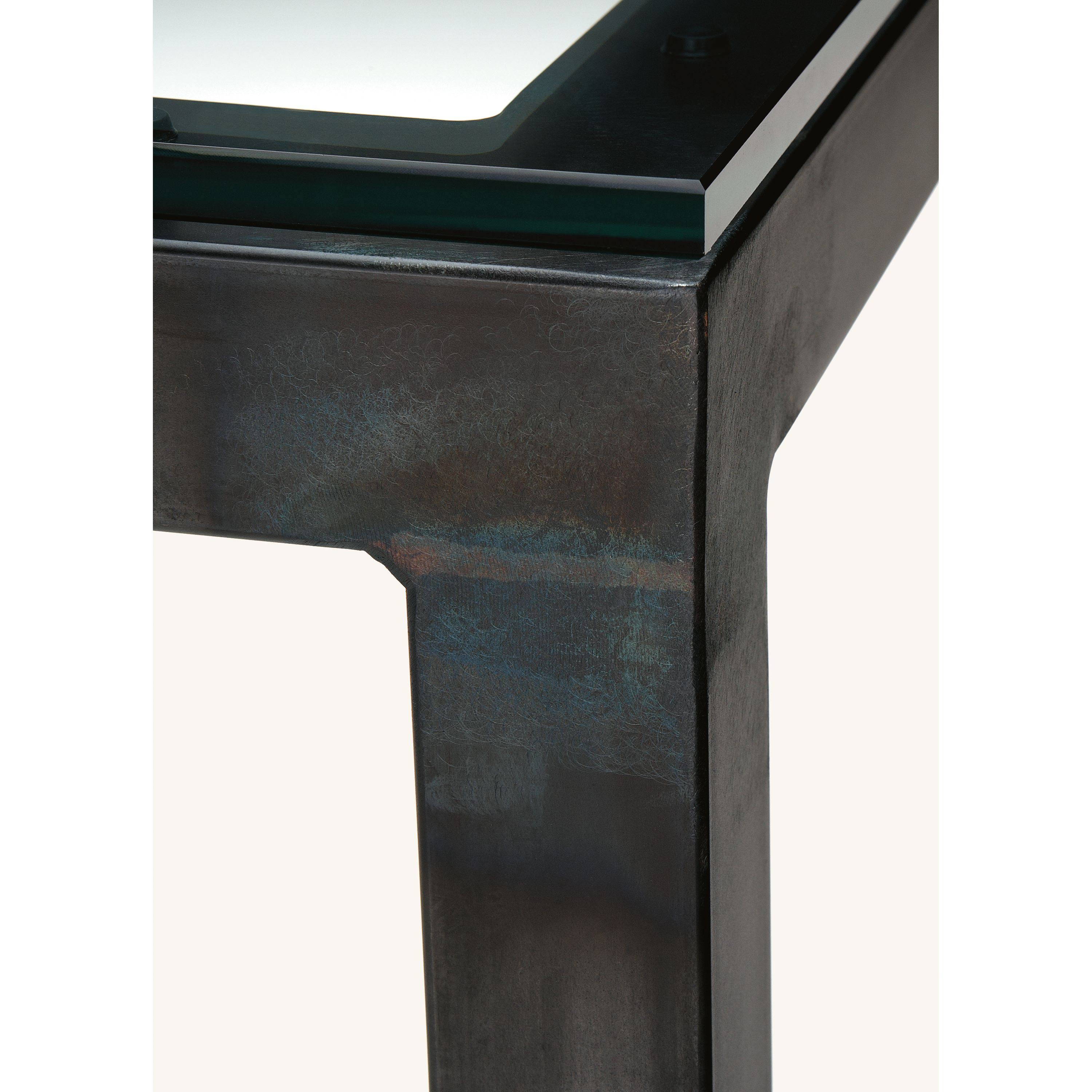 Modern Parsons Counter Table in Sand with White Base B9591