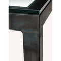 Smoke Tempered Glass Bar Table F632