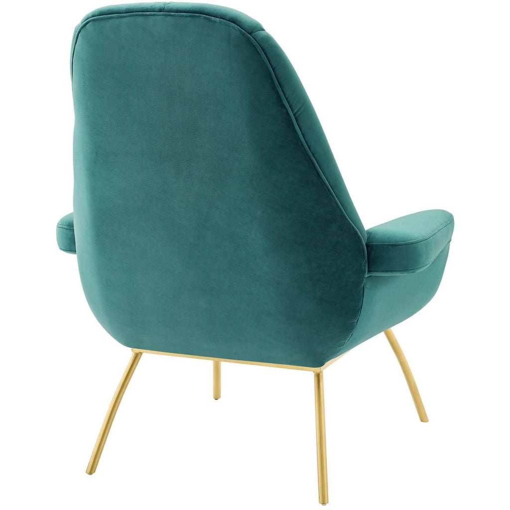 Dusty Rose Performance Velvet Armchair C975