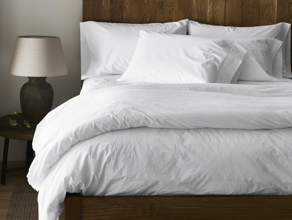300 Thread Count Organic Percale Duvet Cover Full/Queen R8057