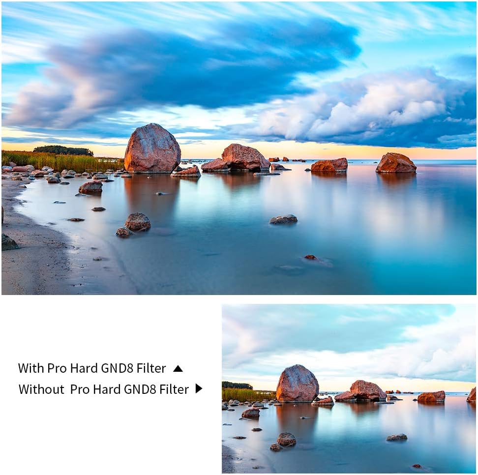 Hard Graduated ND8 100mm x 150mm Multi-Coated Optical Glass GND8 (0.9) Neutral Density Filter U9085